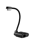 Dokumentenkamera, 25,4 mm (1/3,2 Zoll), USB 2.0, kompaktes Design, ideal für Scans und Präsentationen, Schwarz.