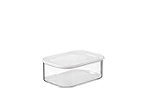 Mepal – Käsedose Modula Weiß – 2000 ml Aufbewahrungsbox mit Deckel für Käsestücke und -scheiben im Kühlschrank – Frischhaltedose mit Anti-Kondensationseinsatz – Luftdicht & spülmaschinenfest