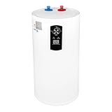 LANNADD Warmwasserboiler 50 Liter 2000W Wasserboiler Dusche Durchlauferhitzer 75°C Elektrothermisch wasserboiler, mit LED-Temperaturanzeige