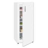 Exquisit Gefrierschrank NoFrost, Tiefkühlschrank groß, 155 Liter, Schnellgefrieren, Alarm-Funktion, GS5231-NF-H-010E weiss
