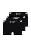 BOSS Herren Trunk 3p Co/EL Boxershorts, Black 001, L EU