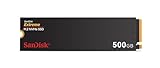 SanDisk Extreme M.2 NVMe SSD 500 GB (Interne SSD, PCIe Gen 4.0, bis zu 5.000 MB/s, nCache-Technologie, 5 Jahre Garantie)