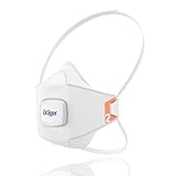 Dräger X-plore 1920 V, Staubmaske, Größen S/M/L, 3er/10er-Pack, FFP2-Atemschutzmaske mit Ventil, Gr. M/L, 10 Stück