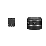 CANON Objektiv RF 15-30mm F4.5-6.3 is STM & RF 50mm F1.8 STM Objektiv | Kompakt und leicht, hohe Lichtstärke von 1:1,8, kompatibel mit Allen Canon Kameras der EOS R Serie Schwarz