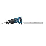 Bosch Professional Säbelsäge GSA 1300 PCE + 5x PRO Pallet S1022HFR Repair fast Säbelsägeblatt (für Stahl, Holz mit Nägeln, Länge 200 mm, Zubehör)