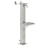 vidaXL Wassersäule Edelstahl 95 cm Wasserzapfstelle Wasserzapfsäule Brunnen