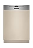 Neff S145EBS16E, N 50, Smarter Geschirrspüler teilintegriert 60 cm, Made in Germany, 13 Maßgedecke, starke Reinigung mit Open Dry, Chef 70°C, Energieeffizienzklasse A, AquaStop, gebürsteter Stahl