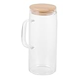ULTECHNOVO Wasserkocher Aus Glas Container Glasteekrug Haushaltskessel Kaminkessel Kaffeekanne Auf Dem Herd Kaffeeserver Aus Glas Hitzebeständiger Wasserkocher Wassertopf Holz