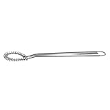 ULTECHNOVO Schneebesen Eiertrenner Mini Handmilch Manueller Eierschläger Kleiner Brotmixer Rührstab Eierzerkleinerer Manueller Mixer Eier Kleiner Mixer Edelstahl Silber