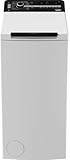 Beko BTL1WFP10622DE freistehende Waschmaschine, Waschvollautomat, 6 kg, Toplader, 1200 U/min, Hygiene+ allergikergeeignet, Express, Weiß