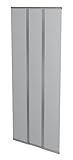 Windhager Insektenschutz PLUS Türvorhang Easy Lamellenvorhang Fliegengitter individuell kürzbar, 95 x 220 cm, anthrazit