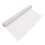 HERCHR Weißes Transparentpapier, Transparentpapierrolle, 18 Zoll Breites Muster, Transparentpapier Zum Nähen, Transparentpapier Zum Zeichnen, Transparente Transparentpapierrolle(46M)