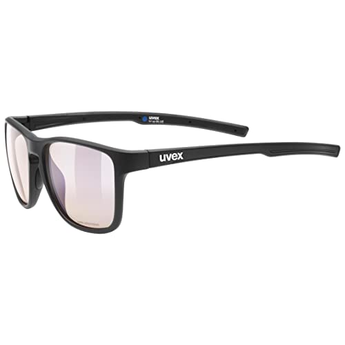 uvex lvl up BLUE CV - Unisex - Kontrastverstärkende Gaming Brille mit Blaulichtfilter für intensives Gaming-Erlebnis, black mat/yellow, one size