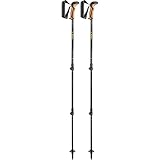 LEKI Khumbu Lite Stöcke, Mango-Dark Anthracite-Black, 100-135cm