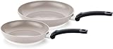 Fissler Ceratal Classic Pfannen-Set / 2-teilig, Aluminium-Pfanne, Keramik-beschichtet (24+28 cm) Ceramic Bratpfanne antihaftend, Made in Germany – Induktion