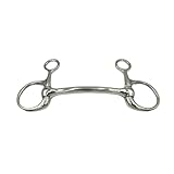 Equine Smile ES0099 Gebiss Ergobit Bit Baucher Trense Bauchergebiss Stangengebiss Stange Ringdurchmesser 45 mm Gebissstärke 14 mm (14.5 cm)