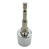 Scherenwagenheber-Adapter, robuster Steckschlüssel-Konverter-Werkzeug, tragbarer Bohrer-Adapter zum Nivellieren von Anhängern, Garage, Autoreparatur, Reifenwechsel und Boondocking-Anwendungen
