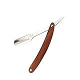 SAFIGLE 2 Stück Rasiermesserhalter Barbiere Körperpflege Friseurbedarf Männer Rasierer Handrasierer für Männer Rasiermesser aus Metall Hölzern