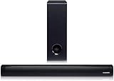 Blaupunkt LS 1825 Soundbar mit Subwoofer 2.1, 60 Watt RMS, kabelloses Bluetooth-Gerät für Streaming, mit Fernbedienung,TV Lautsprecher mit LED Anzeige und Equalizer, opt. Audio Eingang, AUX-IN, HDMI
