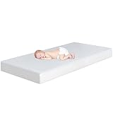 BedStory Babymatratze 60 x 120 für Babybett und Kinderbett,verstellbare Härte 11cm Höhe atmungsaktive Kindermatratze mit abnehmbarem und waschbarem Bezug, Oeko-TEX Standard 100 Zertifiziert