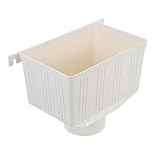 HONITANO PVC Regenfallrohr Langlebiger Downspout Connector für Villa und Haus Effektiver Dachrinnen Abfluss Einfach zu Montieren Schützt vor Wasserschäden Vielseitig Einsetzbar