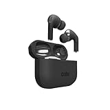 SBS Air Kab Max TWS In-Ear-Kopfhörer, True Wireless Stereo, Hülle mit kabellosem Laden, Hall Switch, Dual Leader, Autonomie 5h, Touch-Steuerung, für Smartphone, Tablet, Laptop, Schwarz