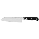 WMF Spitzenklasse Plus Santoku Messer 32 cm, Made in Germany, Messer geschmiedet, Performance Cut, Spezialklingenstahl, Klinge 18 cm