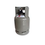 Bluecraft Camping Propangas Flasche mit Kragen 2,5 kg ungefüllt – kompakt, wiederbefüllbar | Perfekt für Camping, Gasgrill, Wohnmobil, Boot & Outdoor