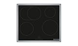 Bosch PIF64RBB5E Serie 4 Induktionskochfeld, autarkes Glaskeramik-Kochfeld 60 cm breit, TouchSelect, Bräterzone, PowerBoost, ReStart, Umlaufender Rahmen, Schwarz