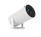 Mini Beamer, 4K FHD 1080P 180°Dreh Tragbarer Projektor, Klein Videoprojektor Unterstützt 2.4/5G Dual WiFi und BT5.0, mit Android und IOS 11.0 Heimkino Smart Beamer Doppelsteuerung mit Maus