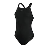 Speedo Damen Endurance+ Medalist Badeanzug, Schwarz, 36