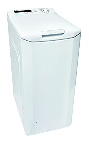 Candy Smart CSTG 482DVE/1-S Waschmaschine Toplader / 8 kg/Smarte Bedienung mit NFC-Technologie/Mix Power System/Symbolblende Weiß