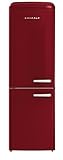 Gorenje Retro Collection ONRK 619 DR-L Retro – Kühl-Gefrierkombination / 194 cm /Inverter Kompressor / NoFrost Plus / IonAir / CrispZone / Kühlteil 204 l / Gefrierteil 96 l /EEK D / Bordeauxrot