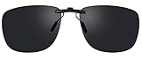 Sonnenbrille Polarisiert Clip Aufsatz Brille for Herren und Damen Clip on Sonnenbrille Sunglasses Brillenclip