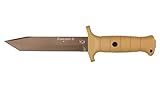 Eickhorn 825257C - Outdoormesser | Forester II - Berylium - Coyote | Klingenlänge: ca 17,2 cm | Jagdmesser - Arbeitsmesser - Solingen - Messer | rostfrei - feststehend - Survival