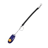 TOYANDONA Hundetrainer Klicker mit Armband Geräuschverstärkender Trainingsclicker für Hunde und Katzen Tragbares Leichtes Klicker Tool zur Verbesserung der Auditiven Reaktion für Rassen und