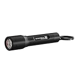 Ledlenser P3 Mini LED Taschenlampe, 130 Lumen, 110m Zoom, IP54, 6.5 Stunden Laufzeit, leicht 43g, AAA batteriebetriebene Schlüsselanhänger-Leuchte, Kindercamping, Wandern, Hundespaziergang