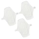 Ipetboom 3 Stück Wasserdichtes Menstruationstuch Waschbar Liner Höschen Baumwolle Wiederverwendbare Sanitär Pads Reinigungstücher Slipeinlagen Für Frauen Unterhosen Inkontinenz Kurz Weiß