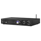 Soundmaster ICD4350SW HiFi Stereoanlage Audio System Internetradio WLAN 2,4/5GHz LAN Anschluss DAB+ CD-Player USB MP3 App-Steuerung RCA Optischer Eingang TV