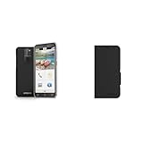 emporiaSMART.5 Mini, Seniorenhandy, 4G Volte, Senioren Smartphone & Book Cover Tasche für SMART.5 Mini