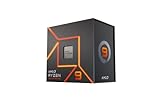 AMD Ryzen 9 7900X Prozessor, 12 Kerne/24 Threads, Zen 4 Architektur, 76 MB L3 Cache, 170 W TDP, bis zu X.X GHz Frequenz Boost, Sockel AMD 5, DDR5 und PCIe 5.0, Schwarz