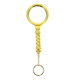 HORIALENCE Leselupe Buchlupe zum Lesen Handgradigmut Handheld -Lupe Lupe für Zeitungen kleine Lupenablesung Lupe mit Griff Lupe für Detailarbeiten Kinderlupe Lupe für Glaslinse Golden