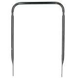 Surdefens Lenker für Rasenmäher, Metall, Schwarz