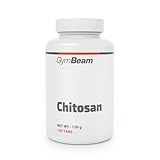 GymBeam Chitosan (Tabletten) – Funktionelles Nahrungsergänzungsmittel mit Chitosan, Kohlenhydratblocker, löslicher Ballaststoff, unterstützt Immunsystem und Nervensystem, 120 tabs