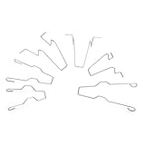 6 -pcs -Stahl -Scheinwerfer -Scheinwerfer -Scheinwerfer Dip -Dip -Strahl -Brem -Lampenbirne Feder für H1/H3/H4/H7, Originalstandard, Direkter Austausch für, 5zHSfullkit,