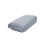 EVOLUTION Poolfolie Rund Grau 350x90cm 0,25mm Überlappend Austauschfolie Innenhülle