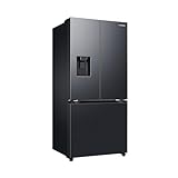 Samsung French-Door-Kühlschrank mit Gefrierfach, 178 cm, 495 l, WiFi & SmartThings AI Energy Mode, Twin Cooling+, Auto Ice Maker, No Frost+, Premium Black Steel, RF50C530EB1/EF