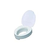 Drive DeVilbiss Healthcare Toilettensitzerhöhung mit Deckel, 10,2 cm, Weiß