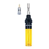 WANGCL Kabelloser nachfüllbarer Gas-Lötkolben Stift Butangas Lötbrenner für elektronische PC-Reparaturwerkzeug 8 ml (gelb)