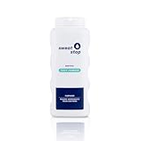 SweatStop Menthol Fußpuder 100g mit Aloe Vera & Menthol für trockene Füße | Fußpuder absorbiert Fußschweiß | gegen Schweiß- & Geruchsbildung an Füßen